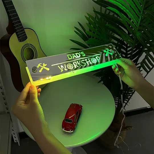 Father��s Day Gift Personalized Dad Studio Mirror Lamp Gift for Dad