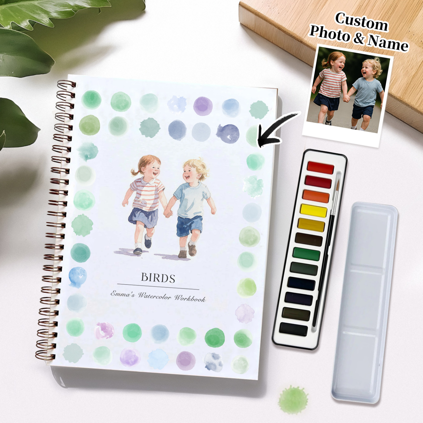 LAST DAY SALE 50% OFF - New Watercolor Workbook Say Goodbye to Anxiety Awaken Your Artistic Talent