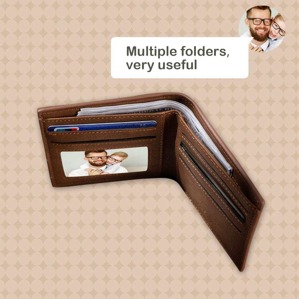 Father's Day Wallet Custom Wallets Personalized Photo Wallet Gifts For Dad - Giftlab
