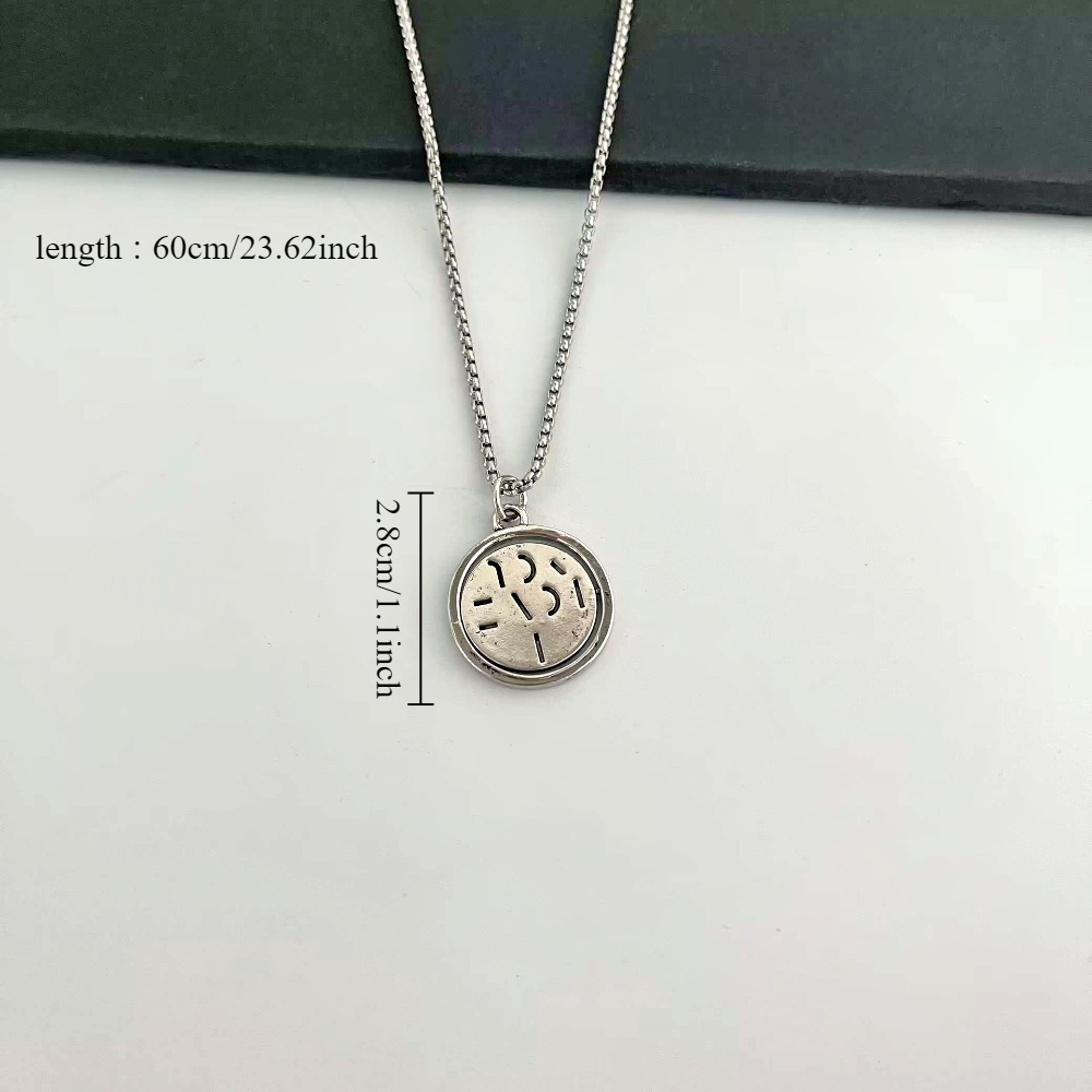 Love Rotating Necklace Creative Confession Necklace Surprise Gift for Her