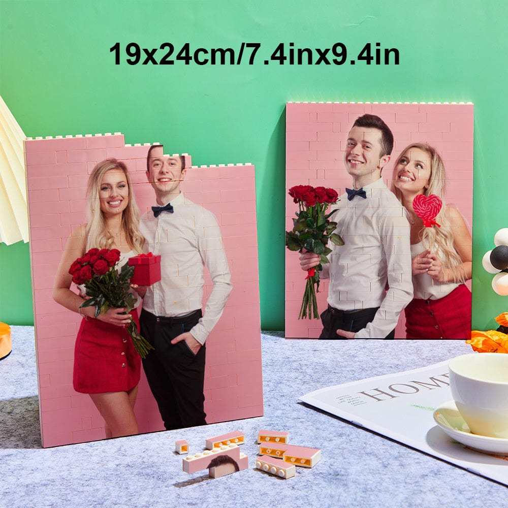 Mother's Day Gifts Custom Photo Building Brick Personalized Music Code Block - Giftlab