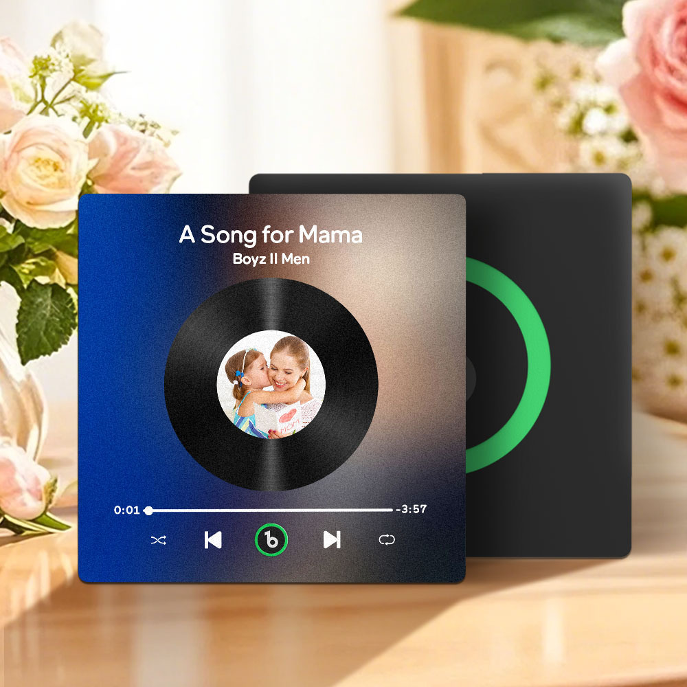 Custom Fridge Magnet Music & Photo Fridge Magnets Mother's Day Gifts for Mum