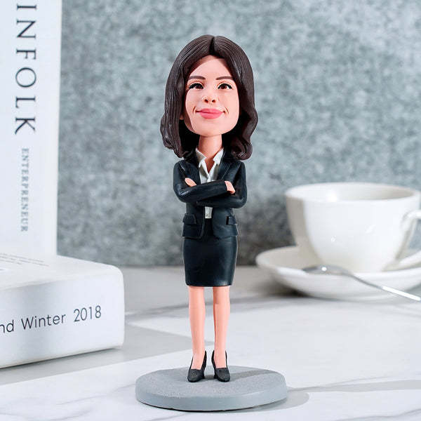1 Person Fully Customizable  Bobblehead Gift For Men/Women Bobblehead With Text - Bestchristmasgifts