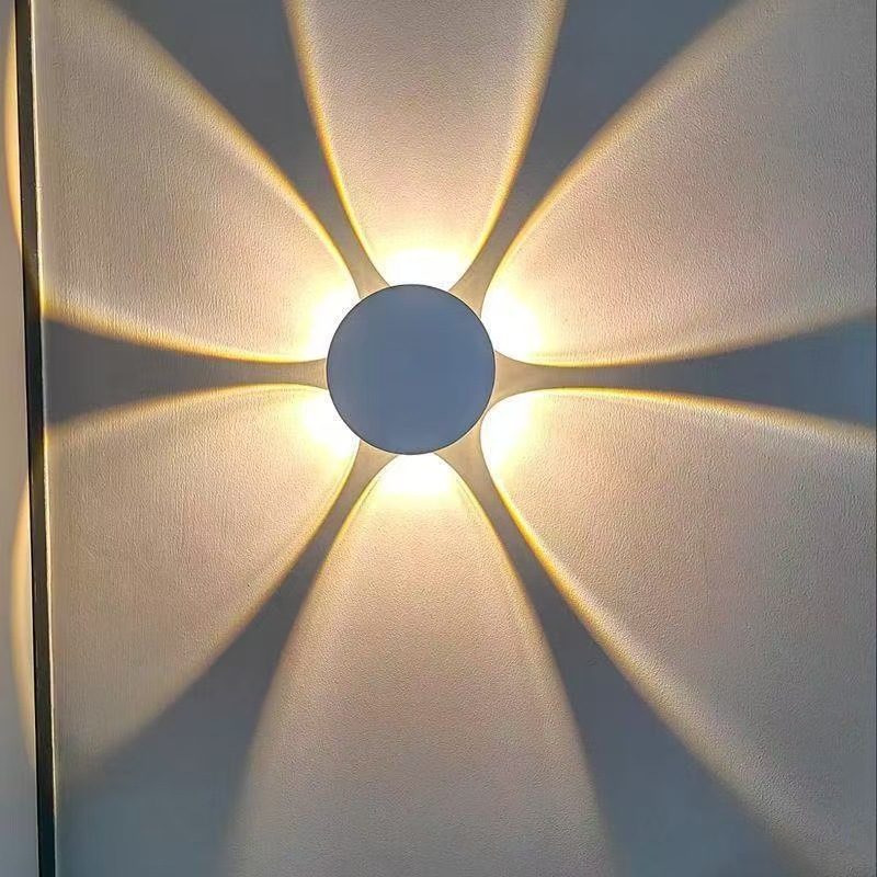 Blooming Expanding Flower Ceiling Wall Light Motion Sensor