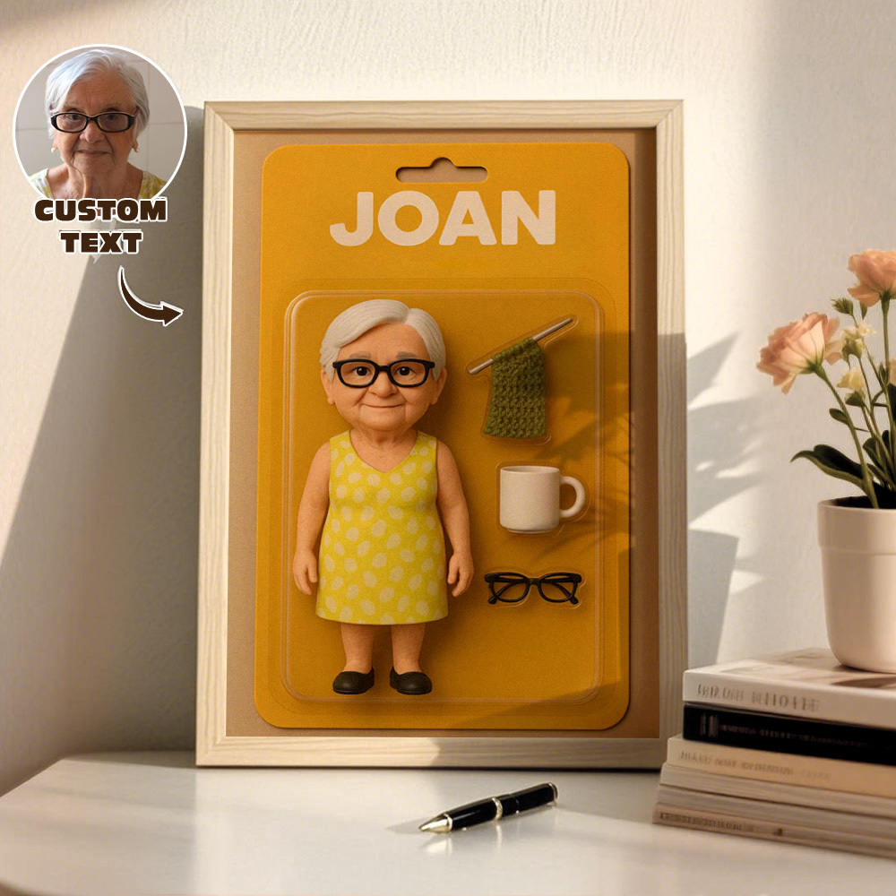 Custom Full Body Action Figure Portraits | Personalized Toy Box Art | Custom Photo Frame Decorations | Engineer Style