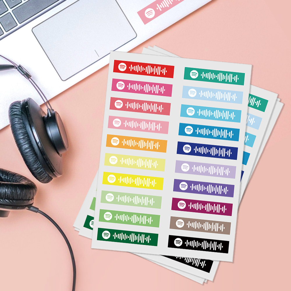 Spotify Stickers Custom Music Code Personalized Song You Love