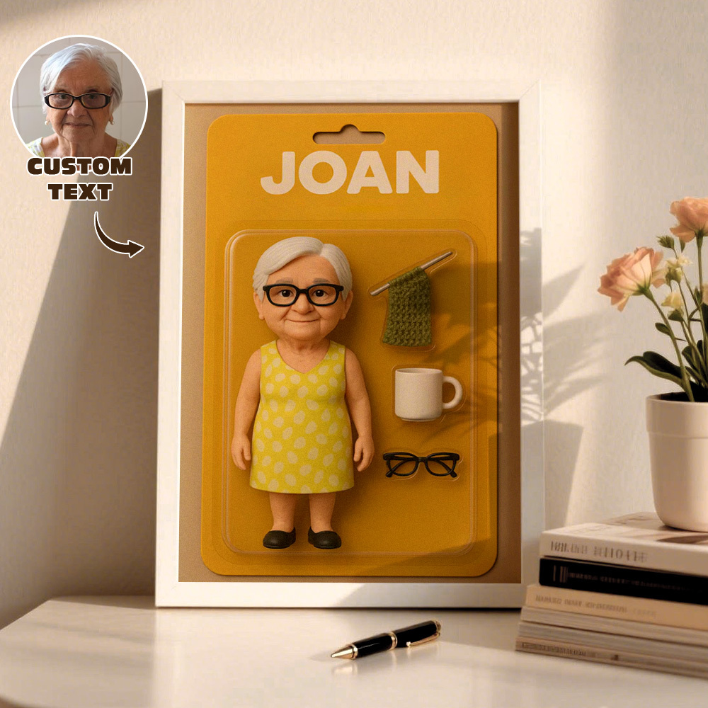 Custom Full Body Action Figure Portraits | Personalized Toy Box Art | Custom Photo Frame Decorations | Engineer Style