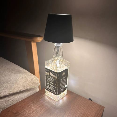  Bottle Lamp, Bottle Lights with 3 Color Temperature, Stepless Dimming Bottle Lights for Bottles, Lamp for Restaurant Bar- Matte