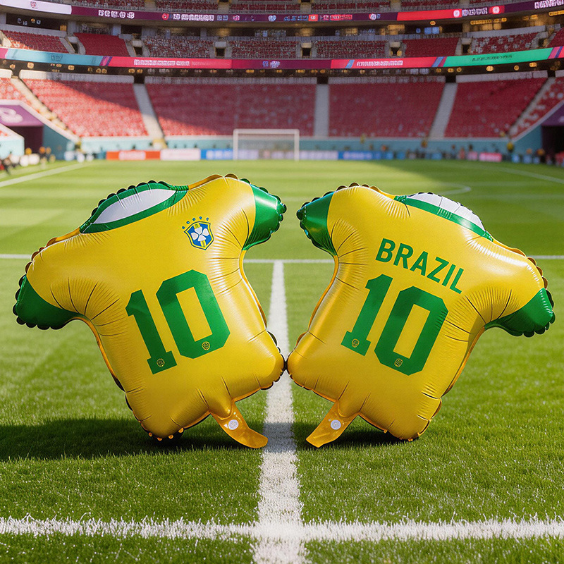 Soccer Balloons Football Style Decorations Jersey Balloons Party Supplies