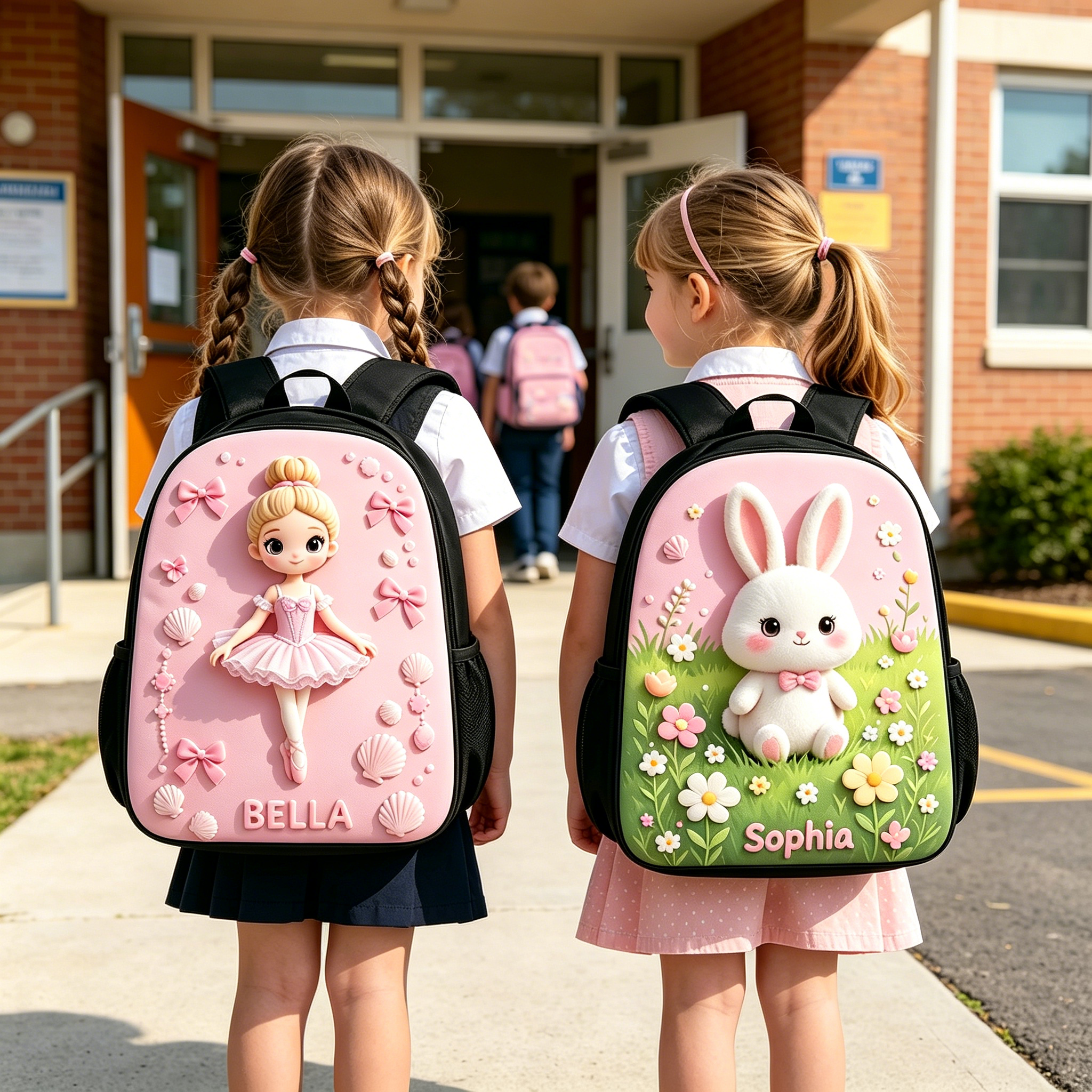 Personalized Girl Backpack Set | KKBag207