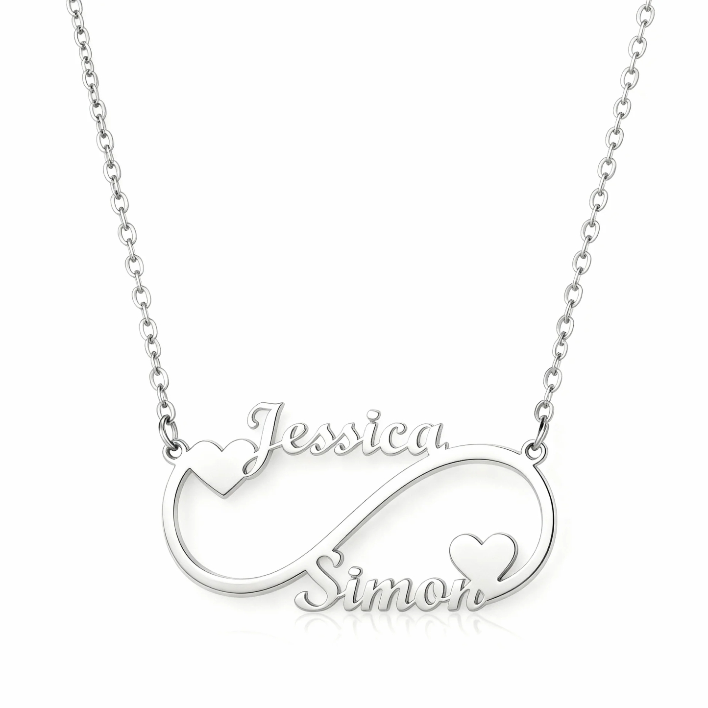 Personalized Name Necklace Custom Infinity Name Necklace Gift for Her