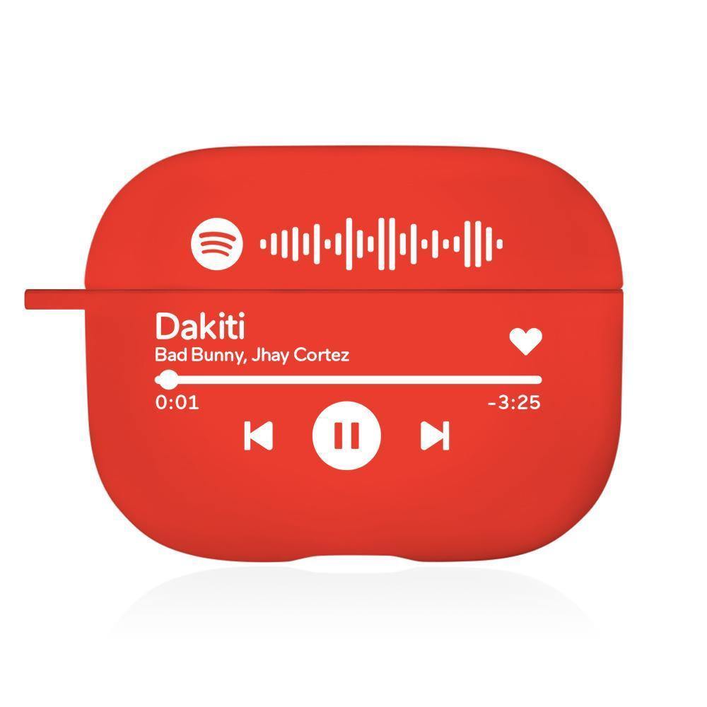 Father's Day Gift - Scannable Spotify Code Airpods Case Engraved Custom Music Song Airpods Case - myspotifyplaque
