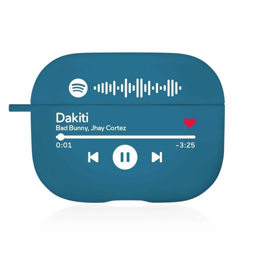 Father's Day Gift - Scannable Spotify Code Airpods Case Engraved Custom Music Song Airpods Case - myspotifyplaque