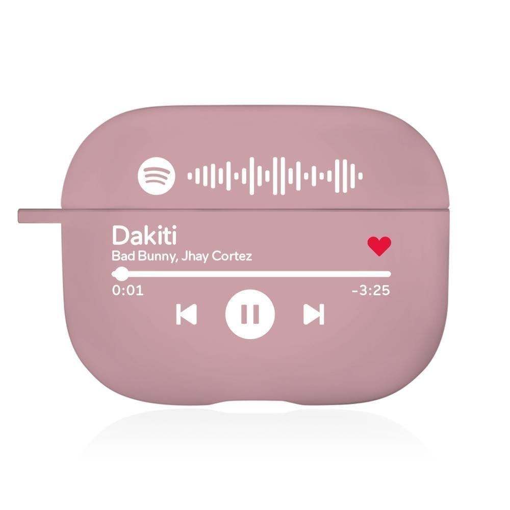 Father's Day Gift - Scannable Spotify Code Airpods Case Engraved Custom Music Song Airpods Case - myspotifyplaque