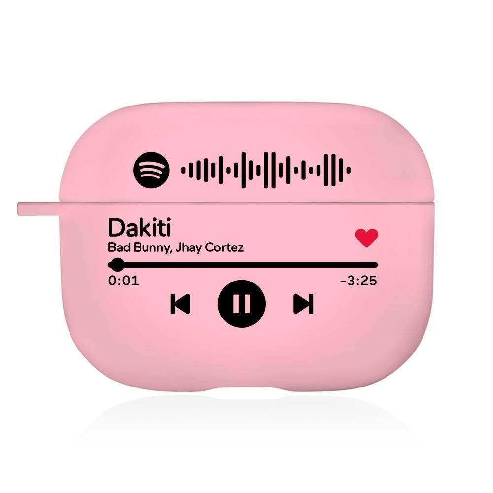 Father's Day Gift - Scannable Spotify Code Airpods Case Engraved Custom Music Song Airpods Case - myspotifyplaque