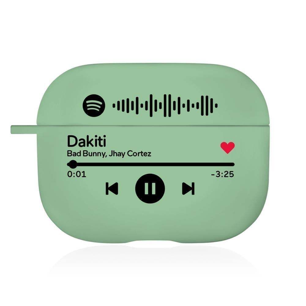 Father's Day Gift - Scannable Spotify Code Airpods Case Engraved Custom Music Song Airpods Case - myspotifyplaque