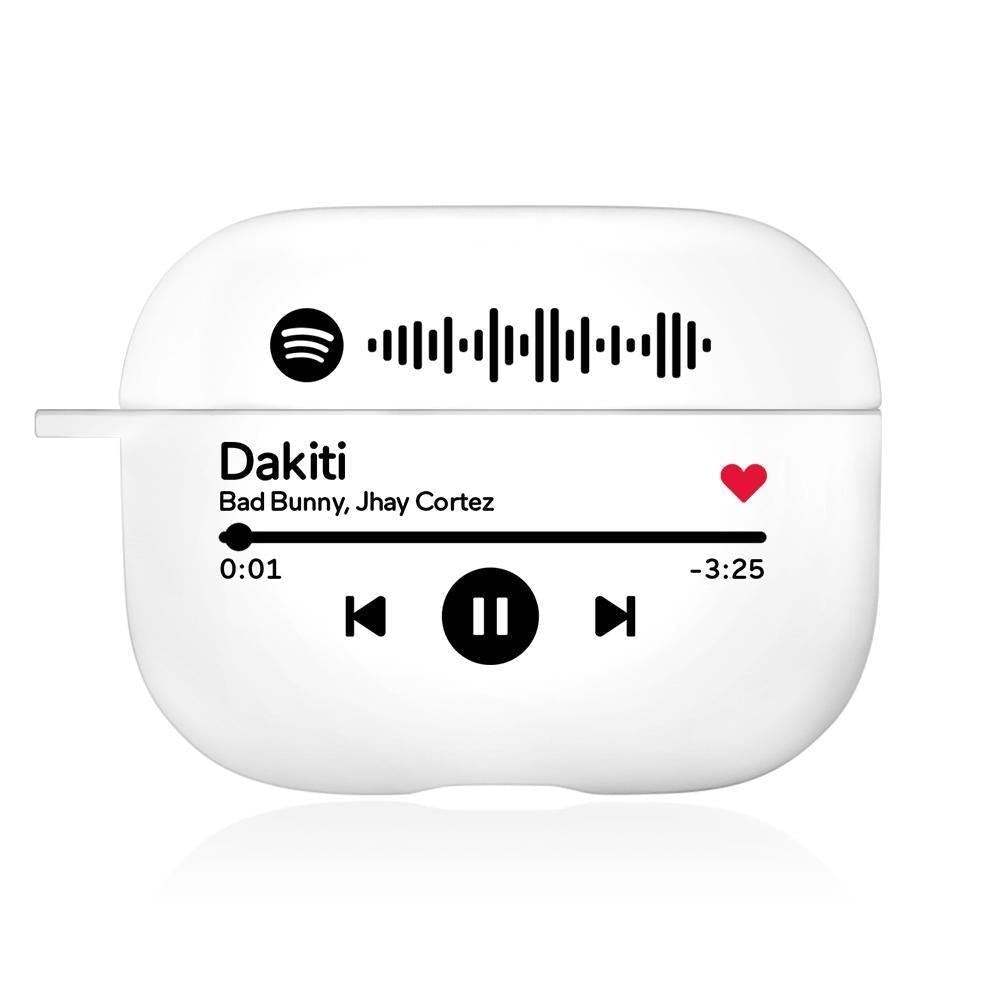 Father's Day Gift - Scannable Spotify Code Airpods Case Engraved Custom Music Song Airpods Case - myspotifyplaque