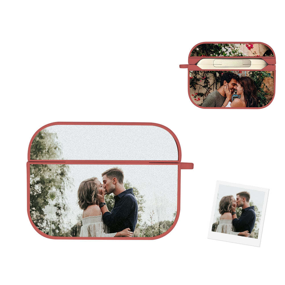 Personalized Photo Headphone Case Airpods 1/2 Pro Earphone Case Custom Picture Gift For Him/Her - Bestchristmasgifts