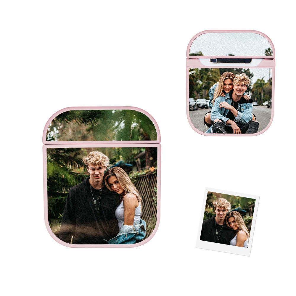 Personalized Photo Headphone Case Airpods 1/2 Pro Earphone Case Custom Picture Gift For Him/Her - Bestchristmasgifts