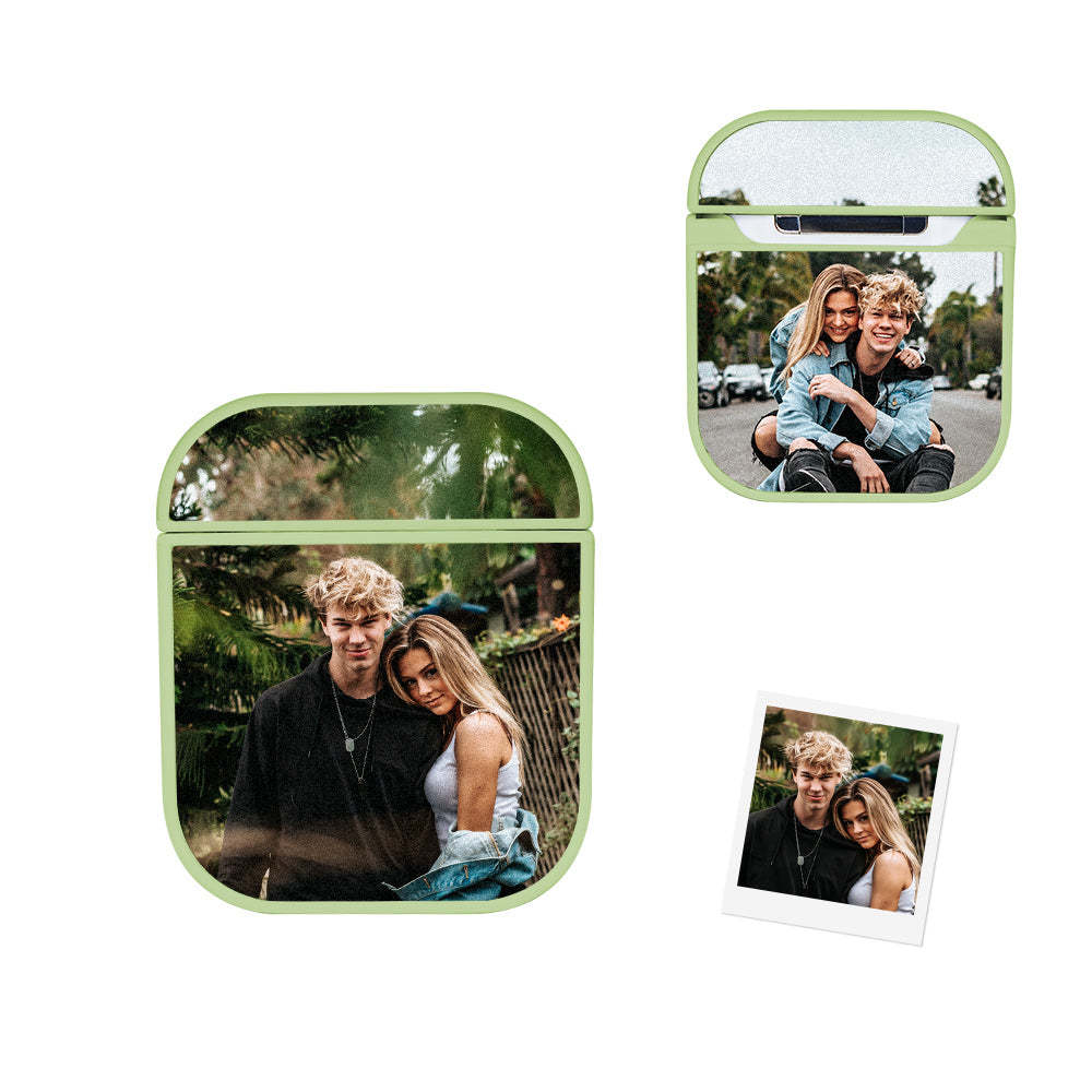 Personalized Photo Headphone Case Airpods 1/2 Pro Earphone Case Custom Picture Gift For Him/Her - Bestchristmasgifts