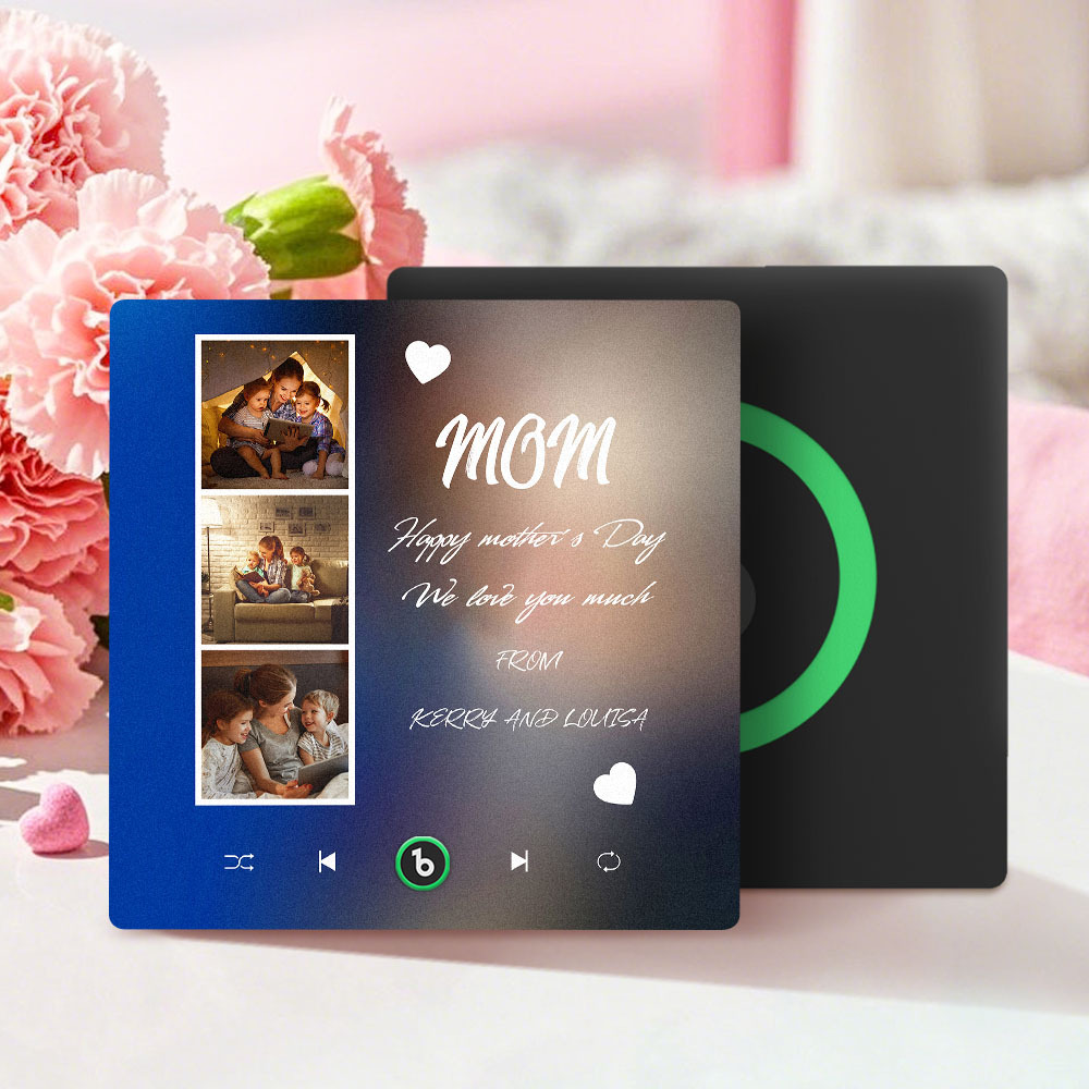 Custom Music Fridge Magnets Personalized Magnets That Plays Music Mother's Day Gifts