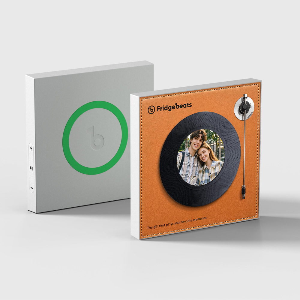 Custom Music Fridge Magnet Supports 1-6 Songs Personalized Photo Vintage Music Fridge Magnets for Boyfriend