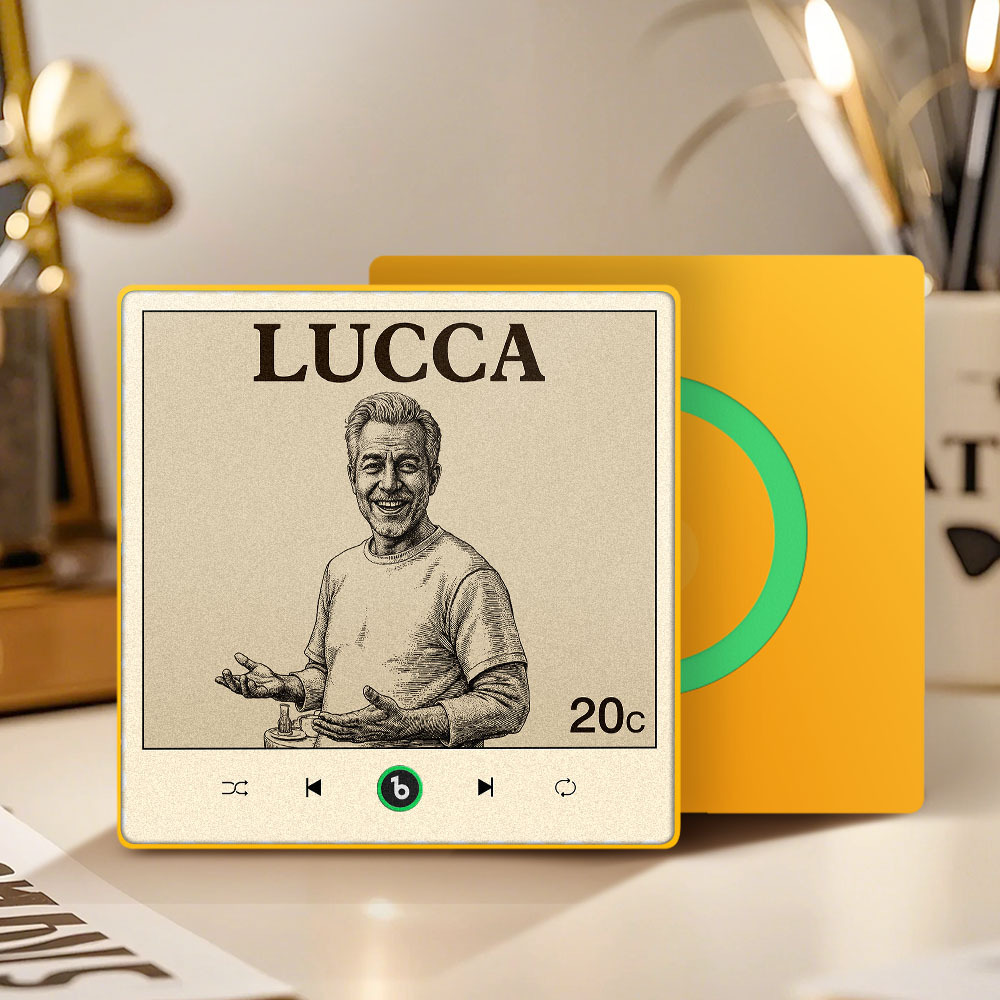 Custom Portrait Vintage Stamp Music Fridge Magnet Personalized Photo Name Postage Stamp Music Fridge Magnet That Can Play Song Gifts for Him - Bestchristmasgifts