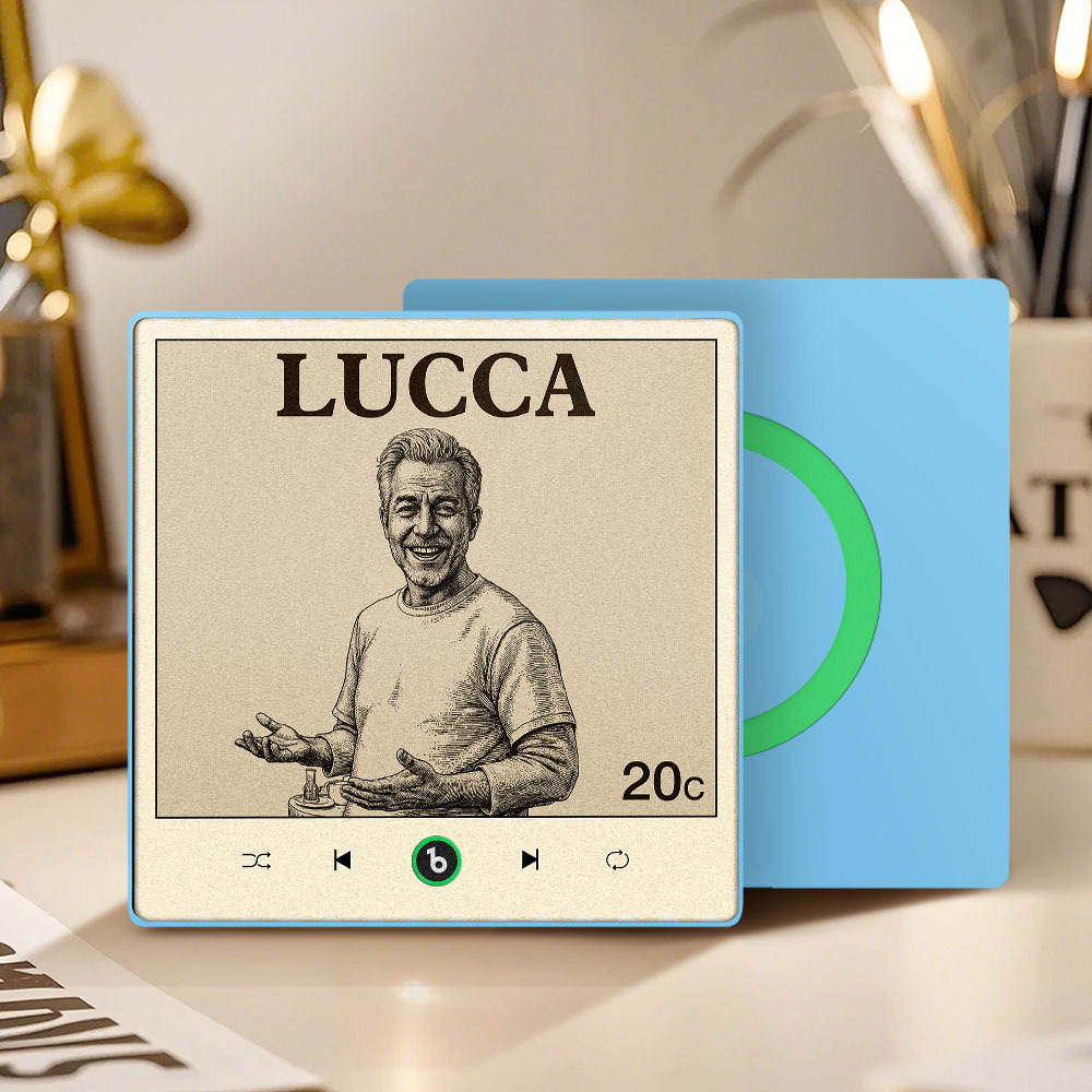 Custom Portrait Vintage Stamp Music Fridge Magnet Personalized Photo Name Postage Stamp Music Fridge Magnet That Can Play Song Gifts for Him - Bestchristmasgifts