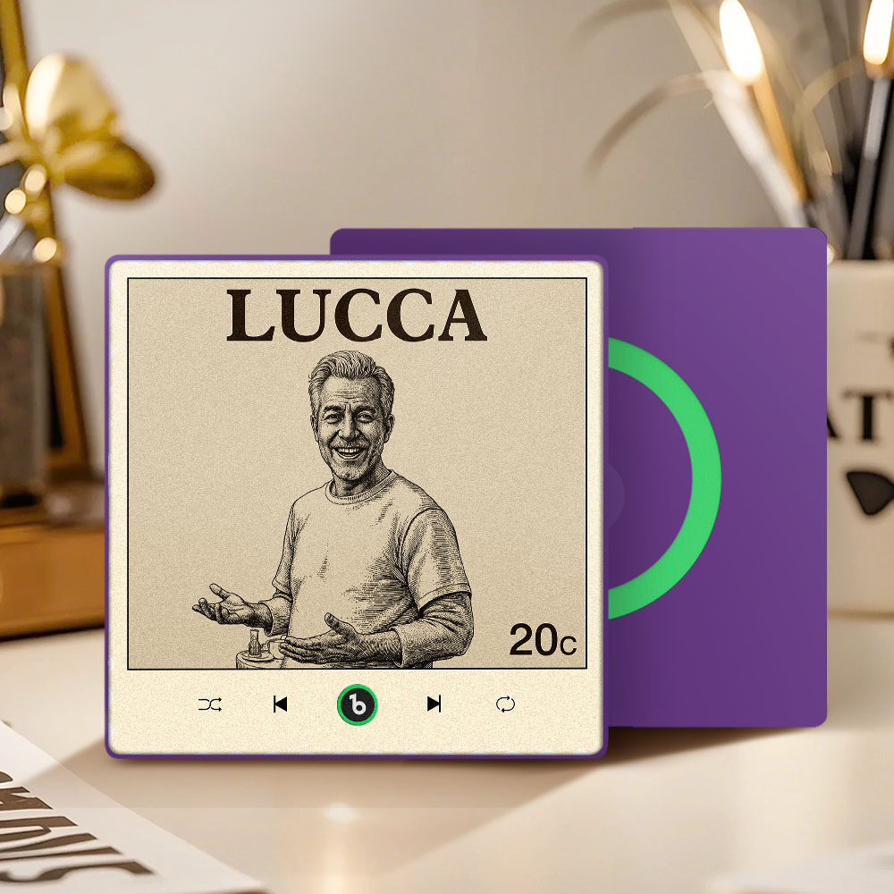 Custom Portrait Vintage Stamp Music Fridge Magnet Personalized Photo Name Postage Stamp Music Fridge Magnet That Can Play Song Gifts for Him - Bestchristmasgifts