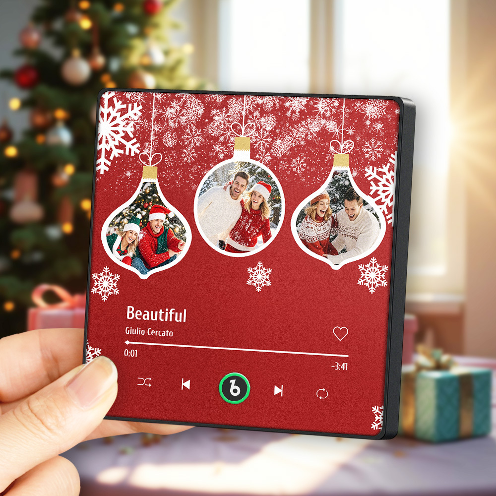 Custom Music Fridge Magnet Colorful Frame Photo Fridge Magnet Gift for Christmas - Bestchristmasgifts