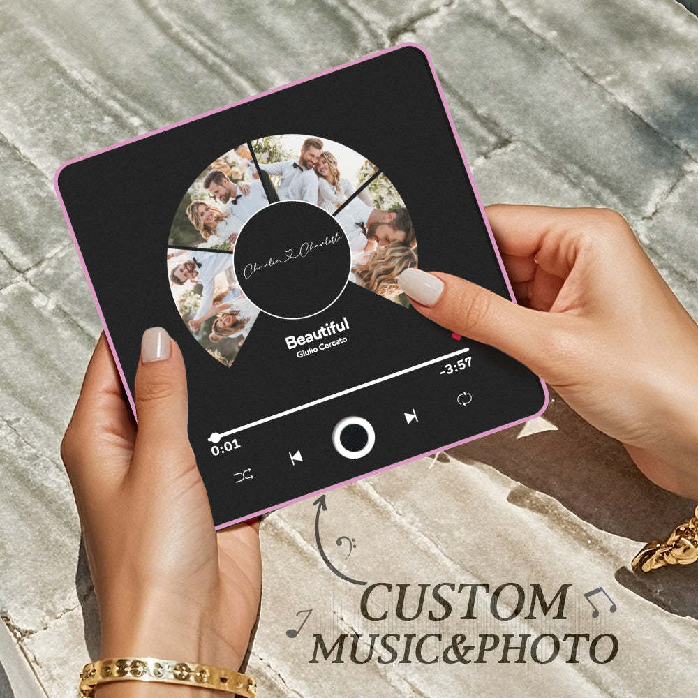 Personalized Photo Album Fridge Magnet Music Wall Photo Sticker Music Movement That Can Be Played Without Cell Phone Music Fridge Magnet Pro Can Play Songs Christmas Gift for Her - Bestchristmasgifts