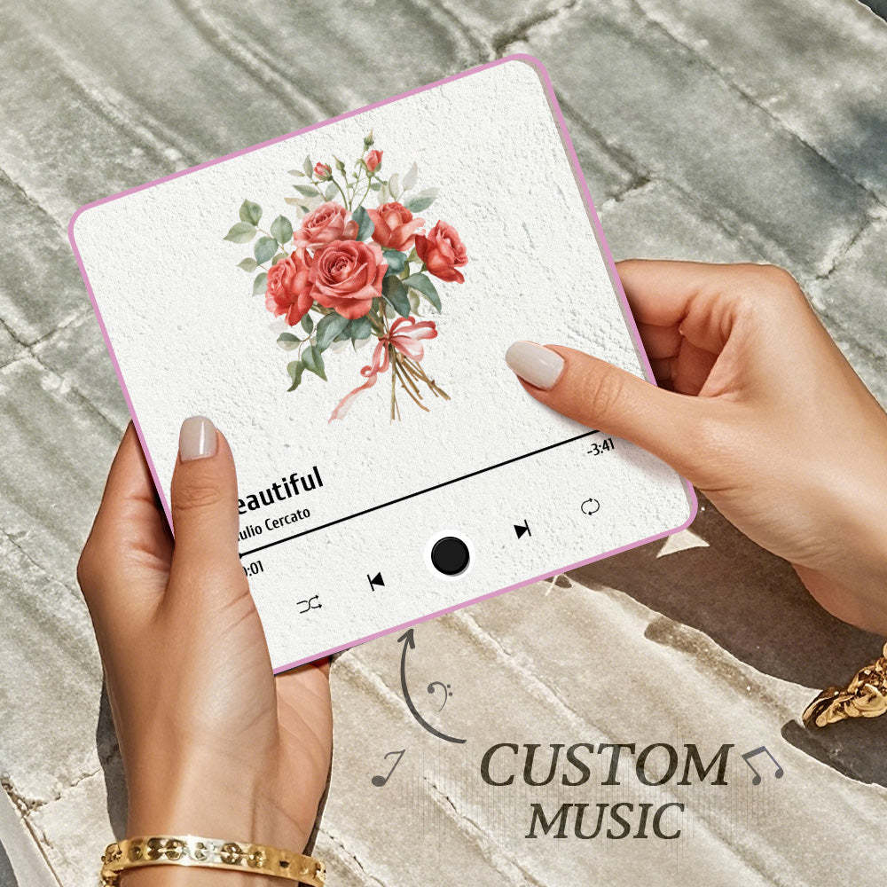 Custom Photo Album Music Fridge Magnet Love You Gift for Lover Custom Music Fridge Magnet Pro - Bestchristmasgifts