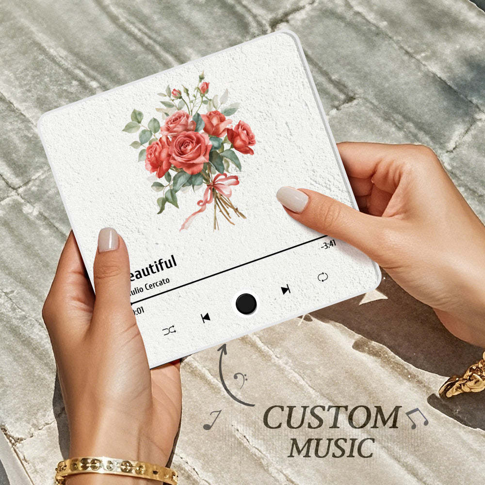 Custom Photo Album Music Fridge Magnet Love You Gift for Lover Custom Music Fridge Magnet Pro - Bestchristmasgifts