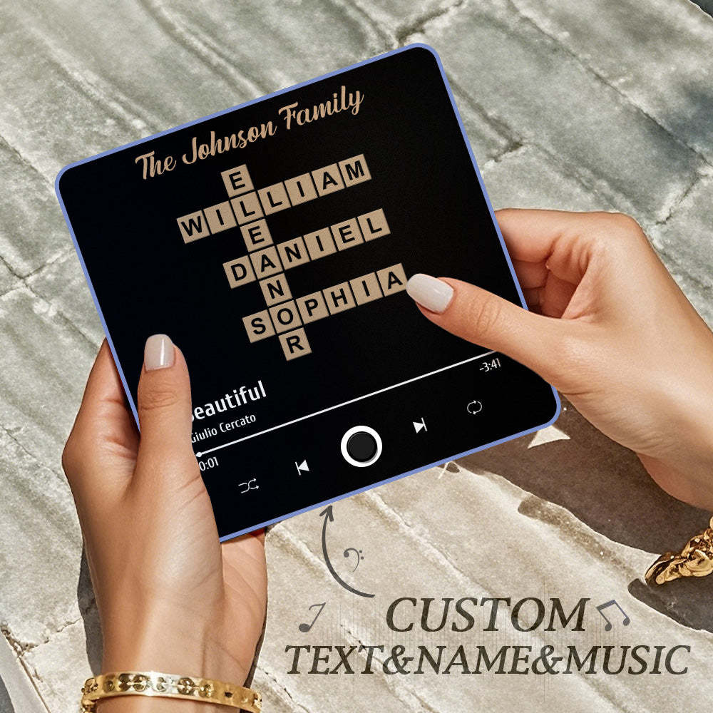 Custom Photo Album Music Fridge Magnet Love You Gift for Lover Custom Music Fridge Magnet Pro - Bestchristmasgifts