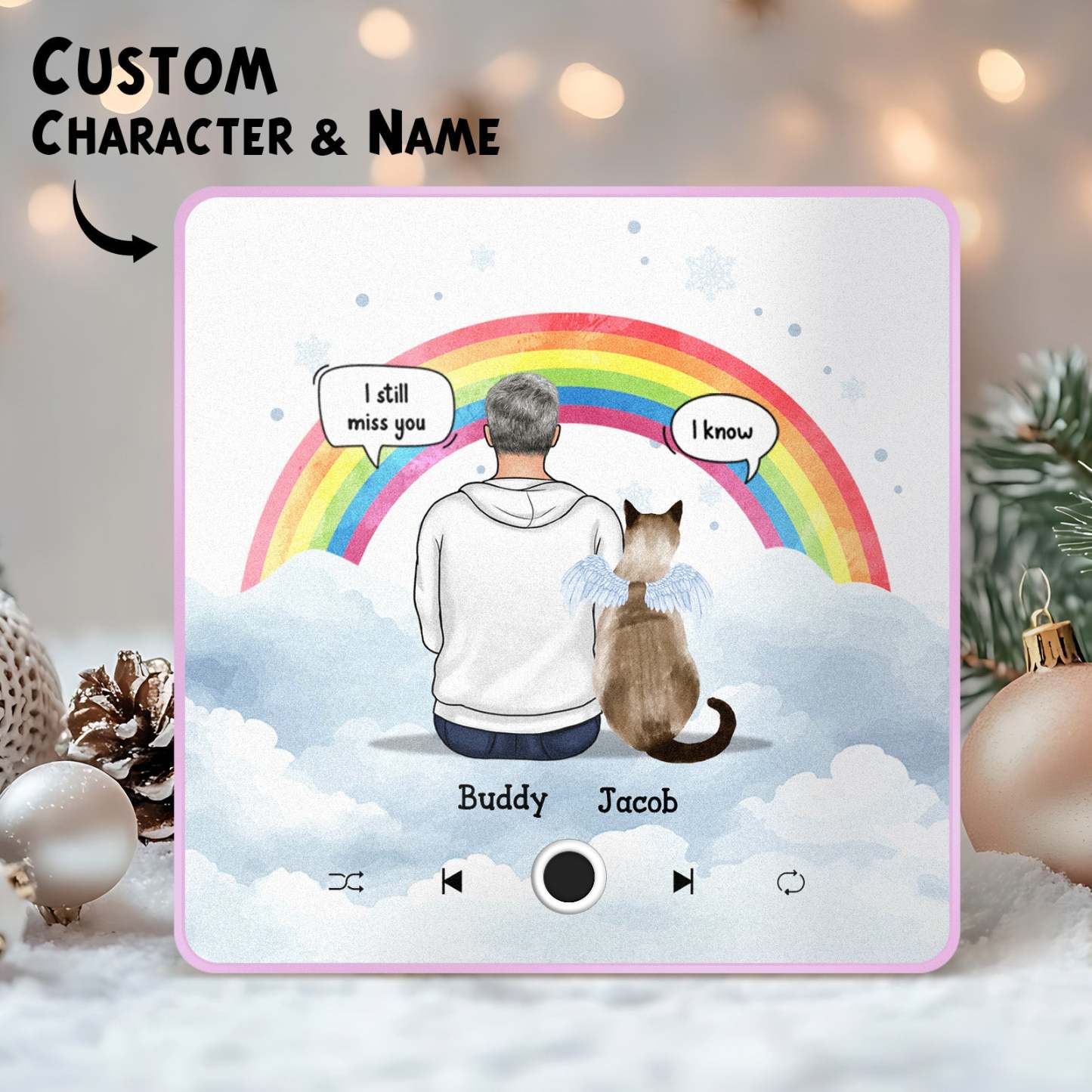 Custom Album Music Fridge Magnet Photo Personalized Phone Music Fridge Magnet Pro Custom Character and Name Fridge Magnet I Still Miss You - Bestchristmasgifts