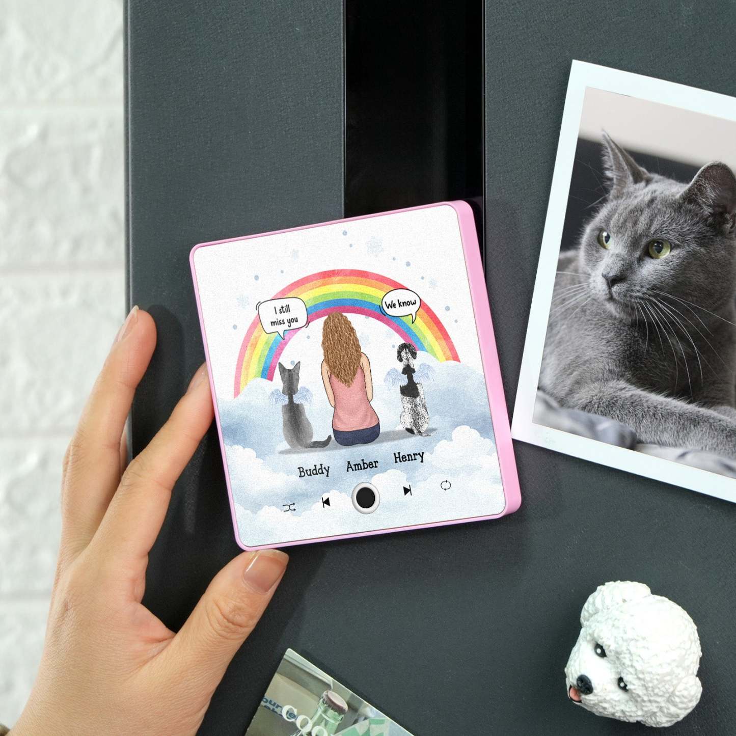 Custom Album Music Fridge Magnet Photo Personalized Phone Music Fridge Magnet Pro Custom Character and Name Fridge Magnet I Still Miss You - Bestchristmasgifts