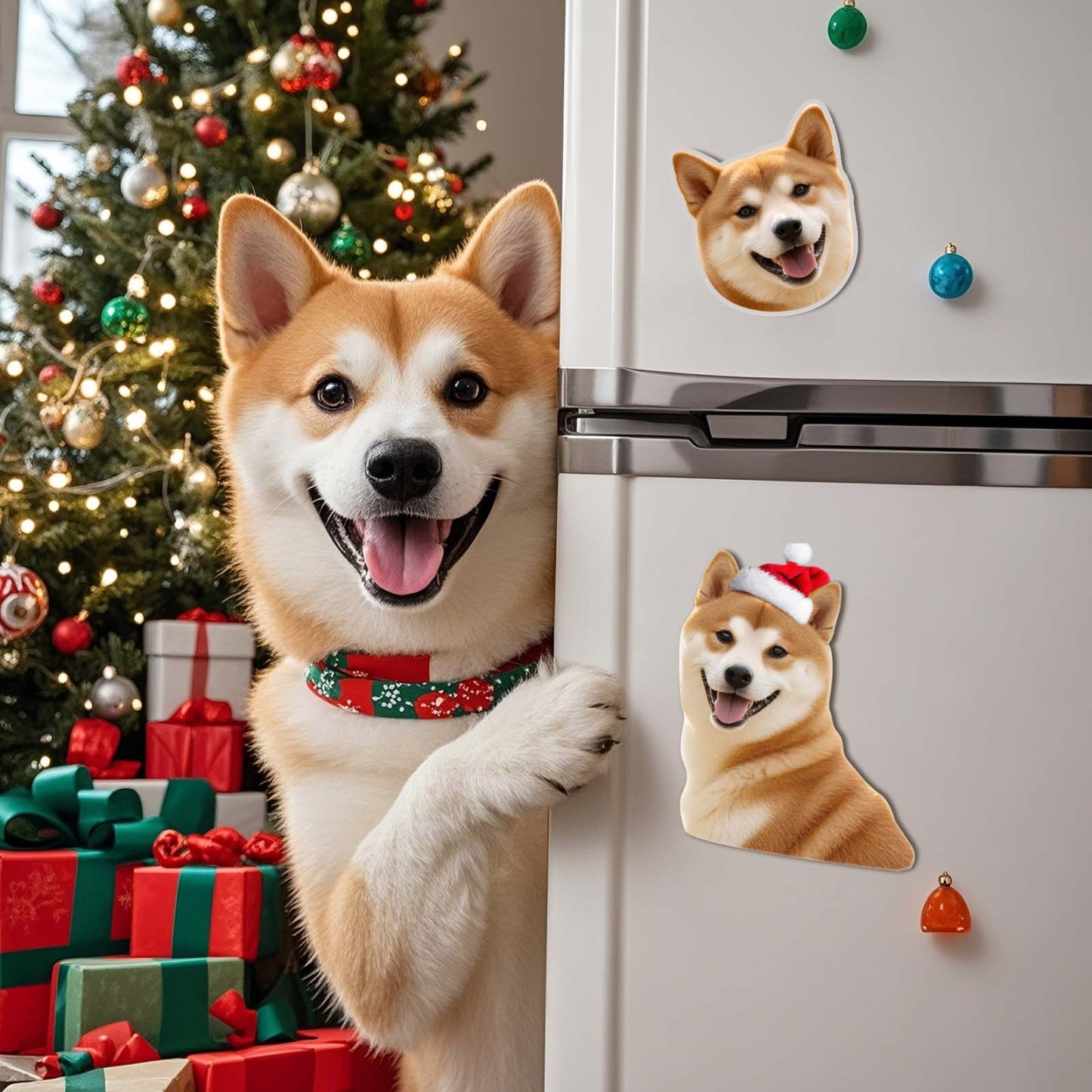 Best Custom Magnet High Quality - Fridge Magnetic Photo Gift Save Your Best Holiday Photo Gift