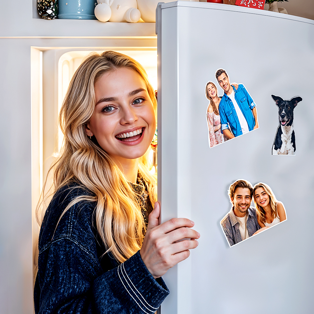 Best Custom Magnet High Quality - Fridge Magnetic Photo Gift Save Your Best Holiday Photo Gift