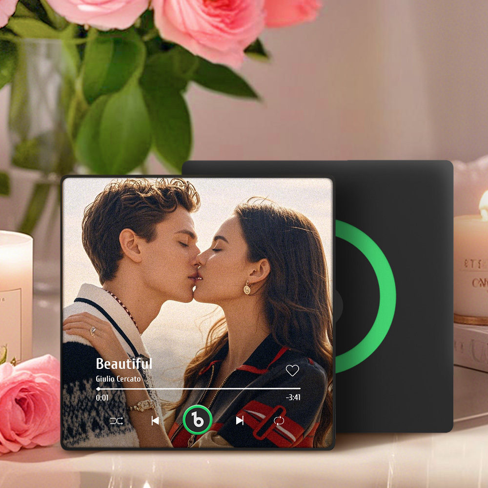 Custom Music And Photo Fridge Magnet FridgeBeats Pro Supports Bluetooth Connectivity