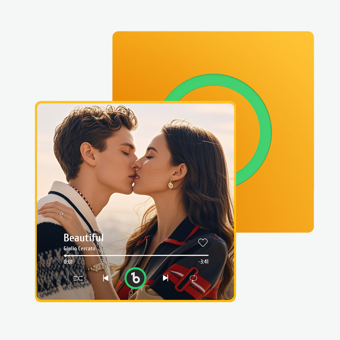 Custom Music And Photo Fridge Magnet FridgeBeats Pro Supports Bluetooth Connectivity