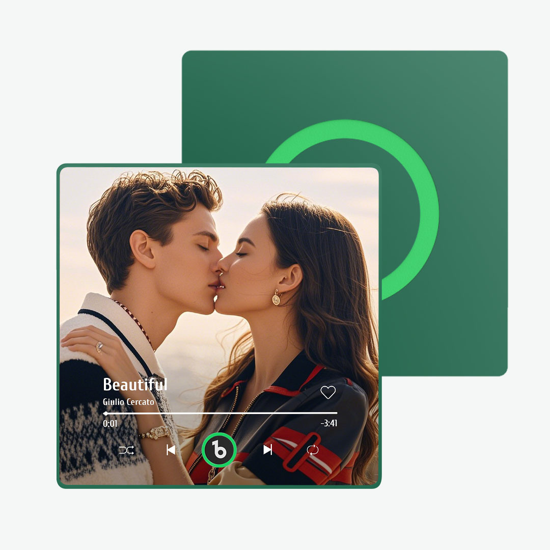 Custom Music And Photo Fridge Magnet FridgeBeats Pro Supports Bluetooth Connectivity