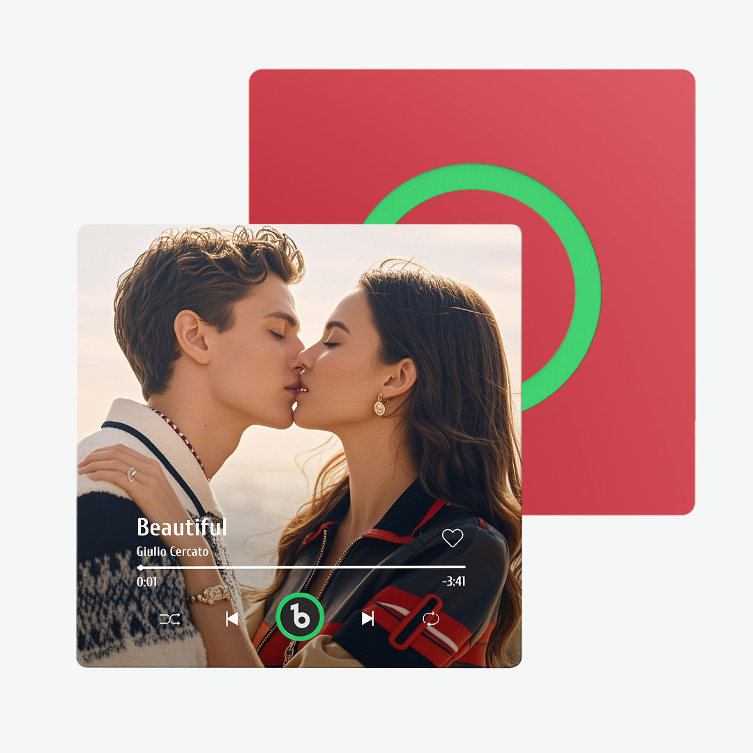 Custom Music And Photo Fridge Magnet FridgeBeats Pro Supports Bluetooth Connectivity