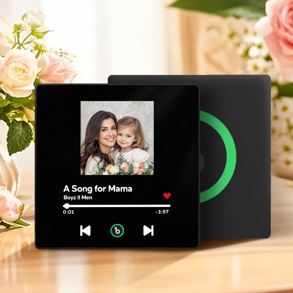 Mother's day Gift Personalized Music Fridge Magnet Colorful Frame Album Fridge Magnet Music Wall Photo Sticker Music Movement That Can Be Played Gift