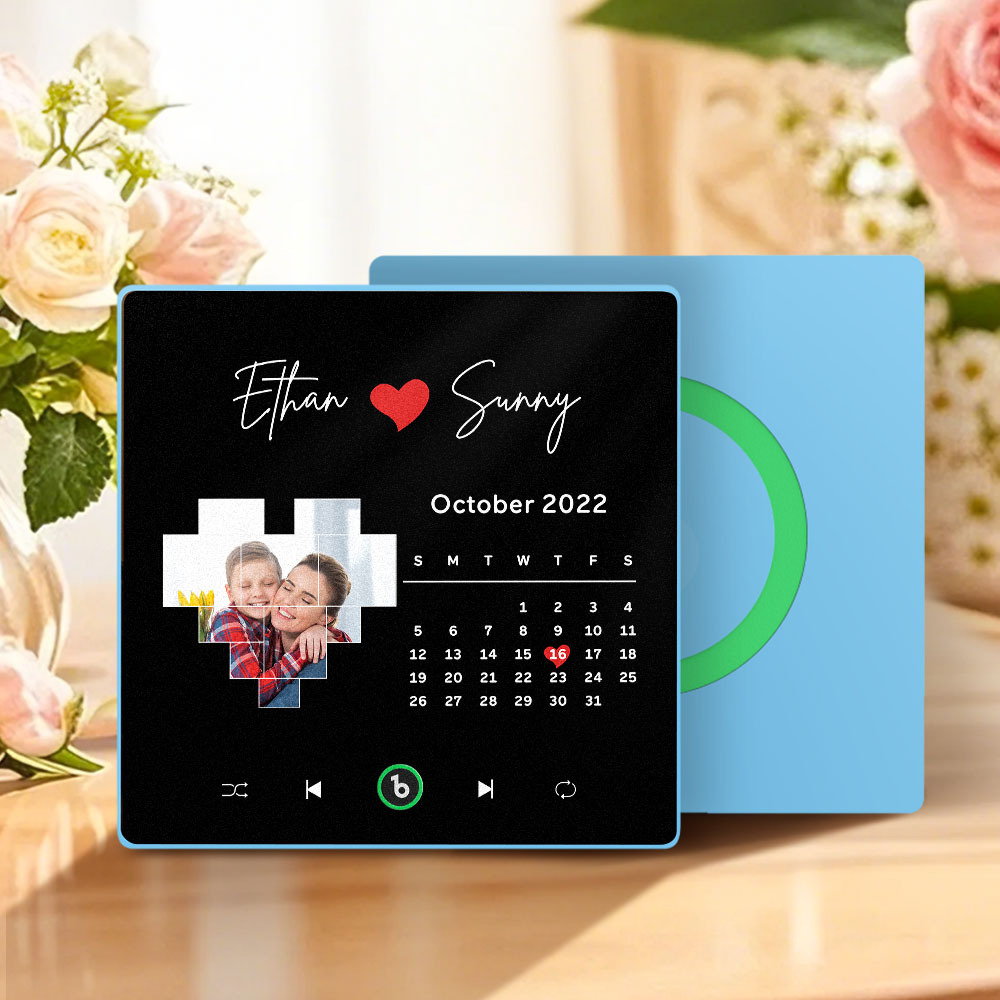 Custom Musical Fridge Magnets with Date Mother's Day Gifts Anniversary Gifts for Mum