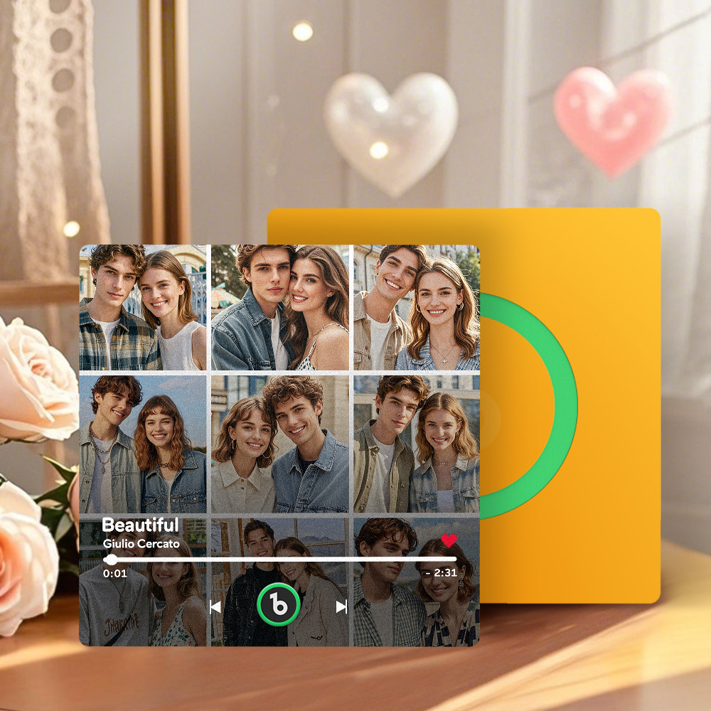 Custom Music & Photo Fridge Magnet FridgeBeats Pro Supports Bluetooth Connectivity