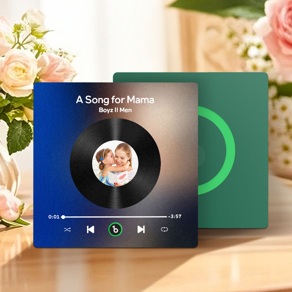 Custom Fridge Magnet Music & Photo Fridge Magnets Mother's Day Gifts for Mum