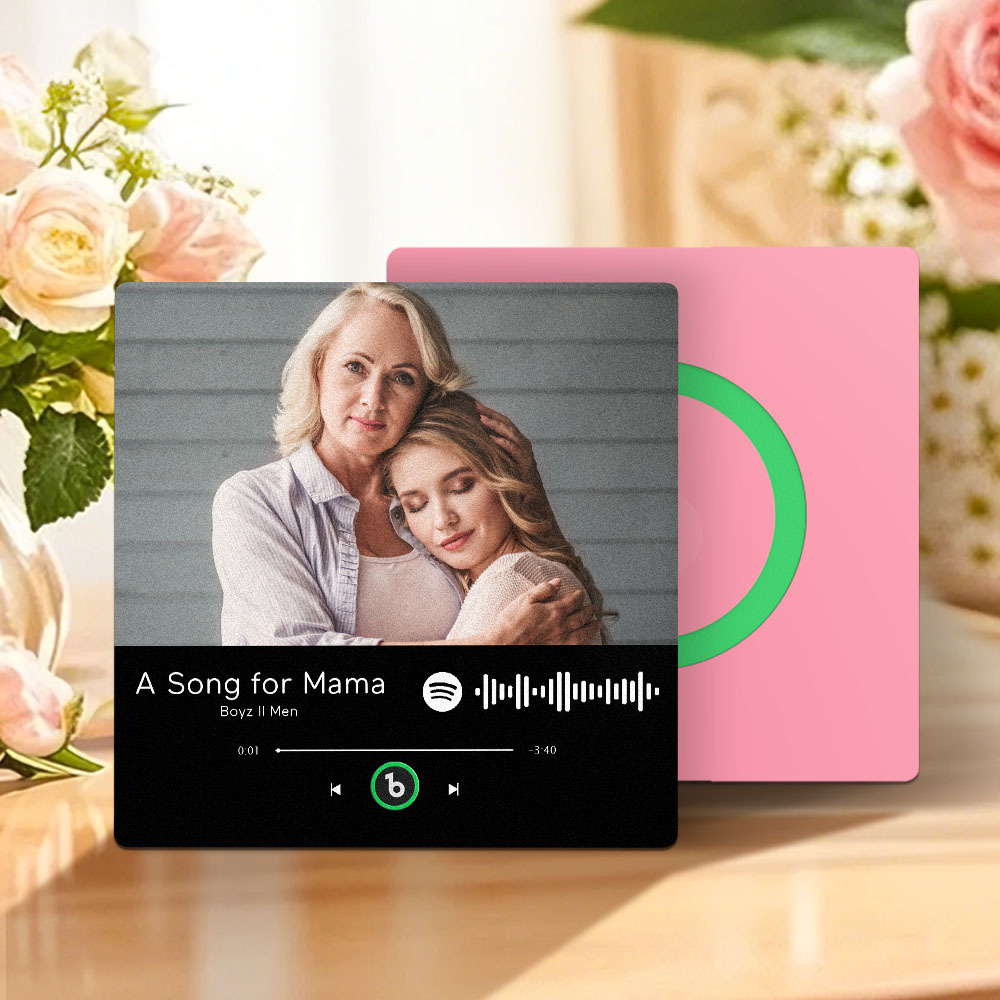 Personalised Music Fridge Magnet That Plays Mother's Day Gifts for Mum Multiple Colors