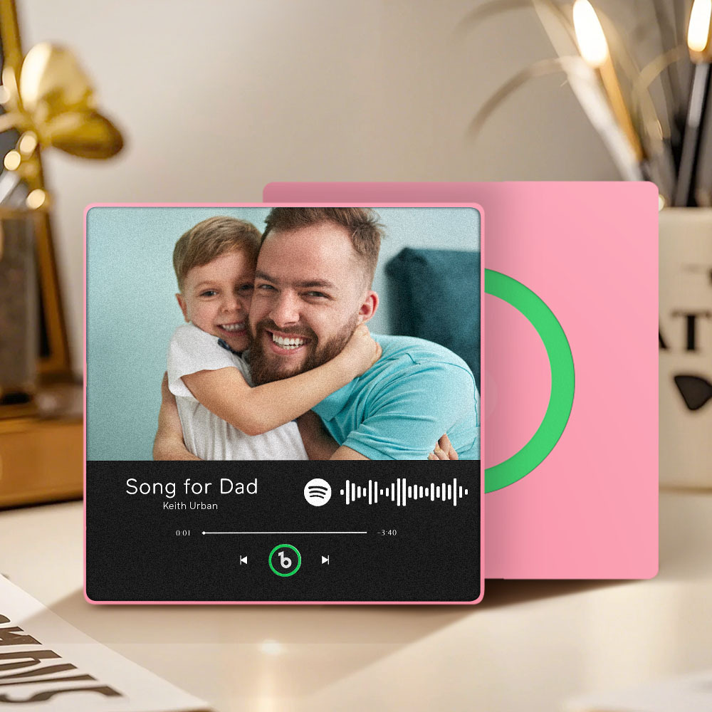Personalised Music Fridge Magnet That Plays Father's Day Gifts for Dad Multiple Colors