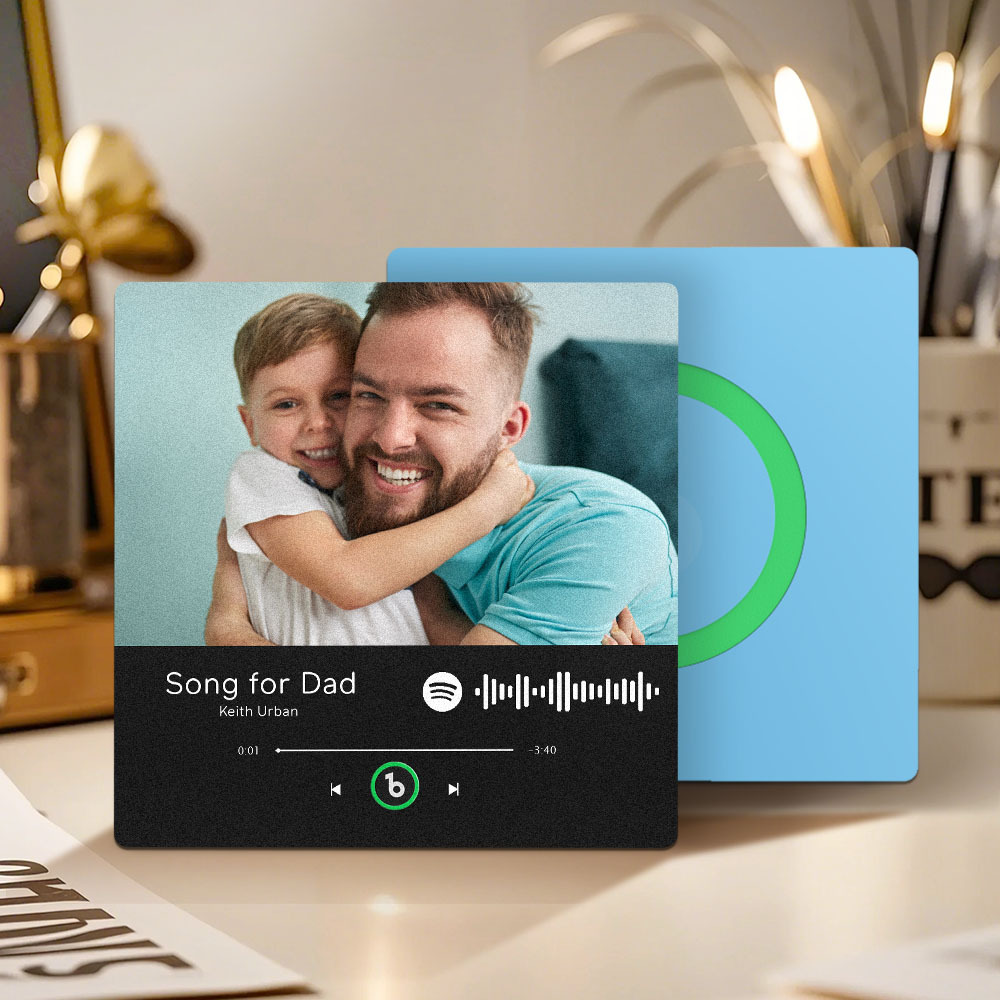 Personalised Music Fridge Magnet That Plays Father's Day Gifts for Dad Multiple Colors