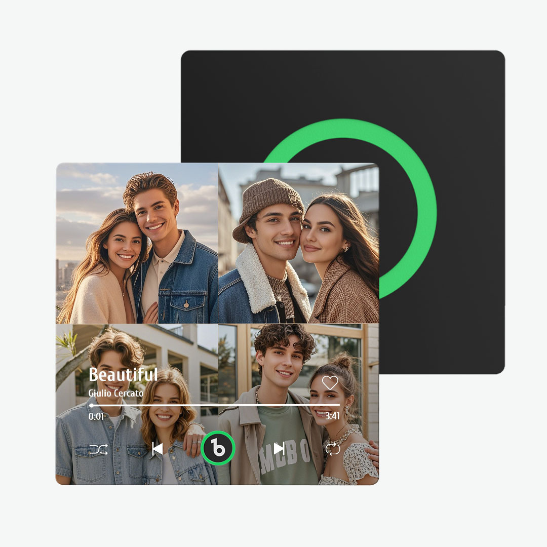 Custom Music & Photo Fridge Magnet FridgeBeats Pro Supports Bluetooth Connectivity